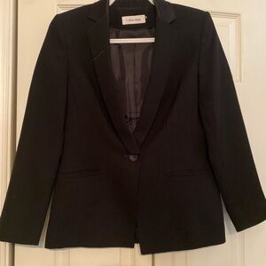 Calvin Klein Black Tailored Blazer